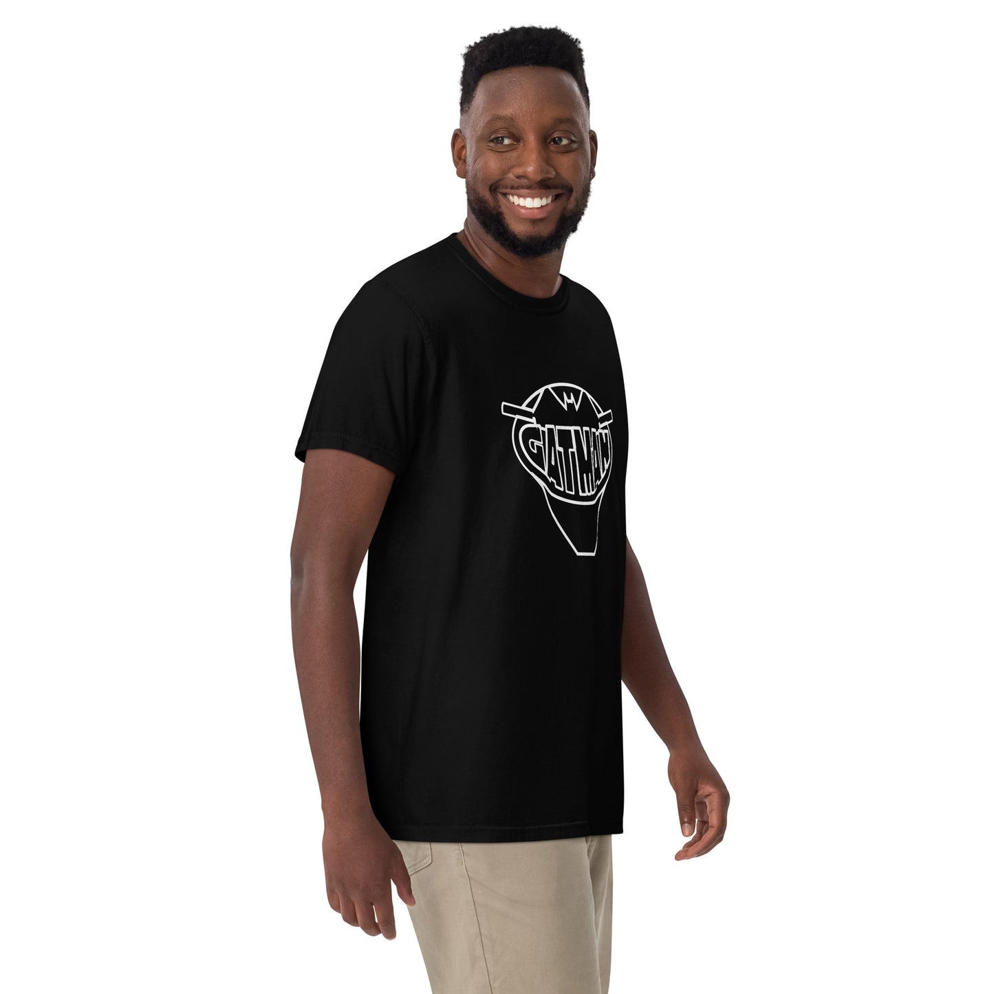 Gat-Signal Logo Men’s garment-dyed heavyweight t-shirt