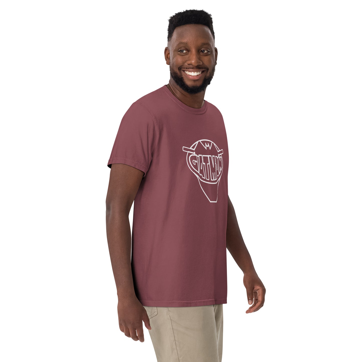 Gat-Signal Logo Men’s garment-dyed heavyweight t-shirt