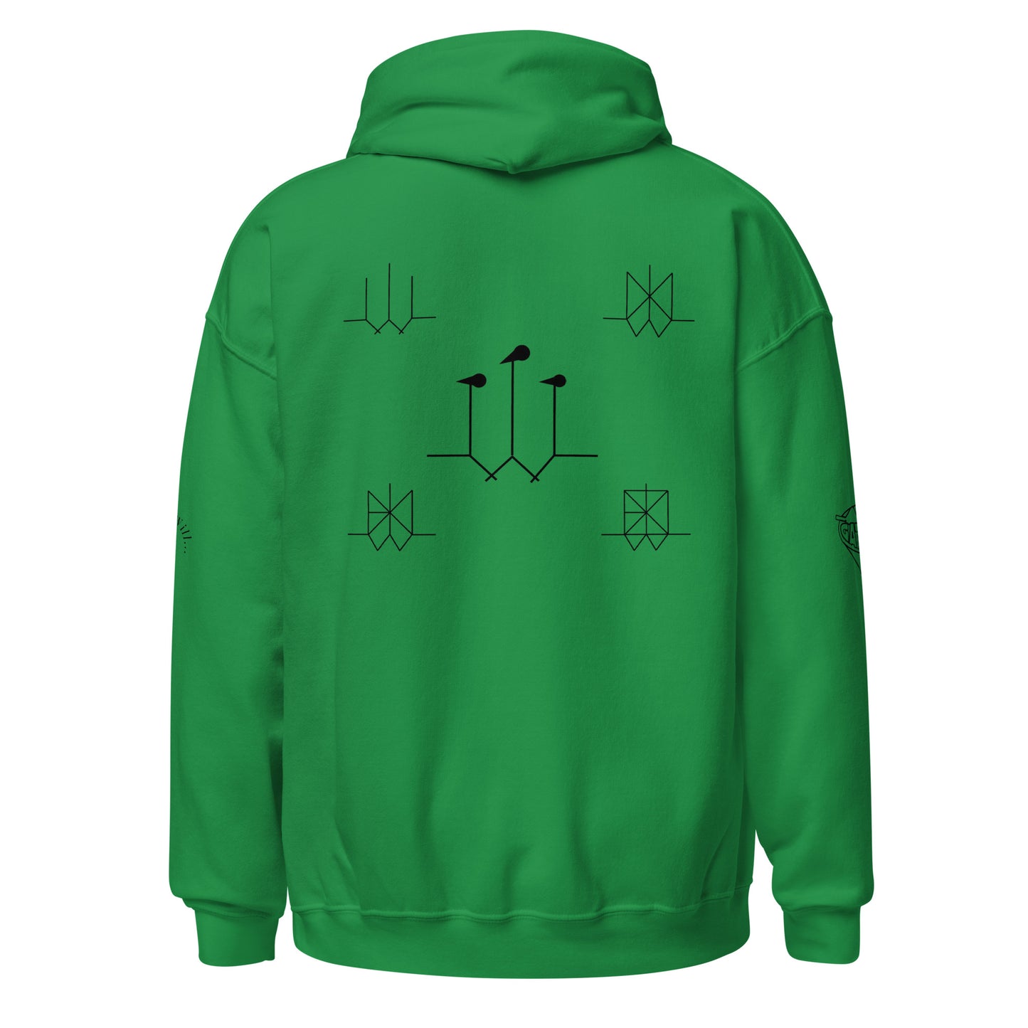 Iconic Gatman Logo Hoodie (Light) Gildan Print