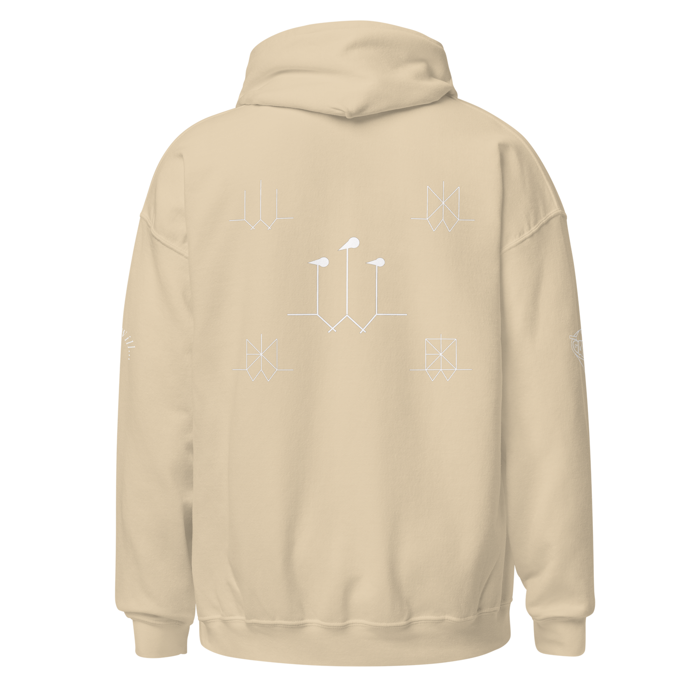 Iconic Gatman Logo Hoodie (Dark) Gildan Print