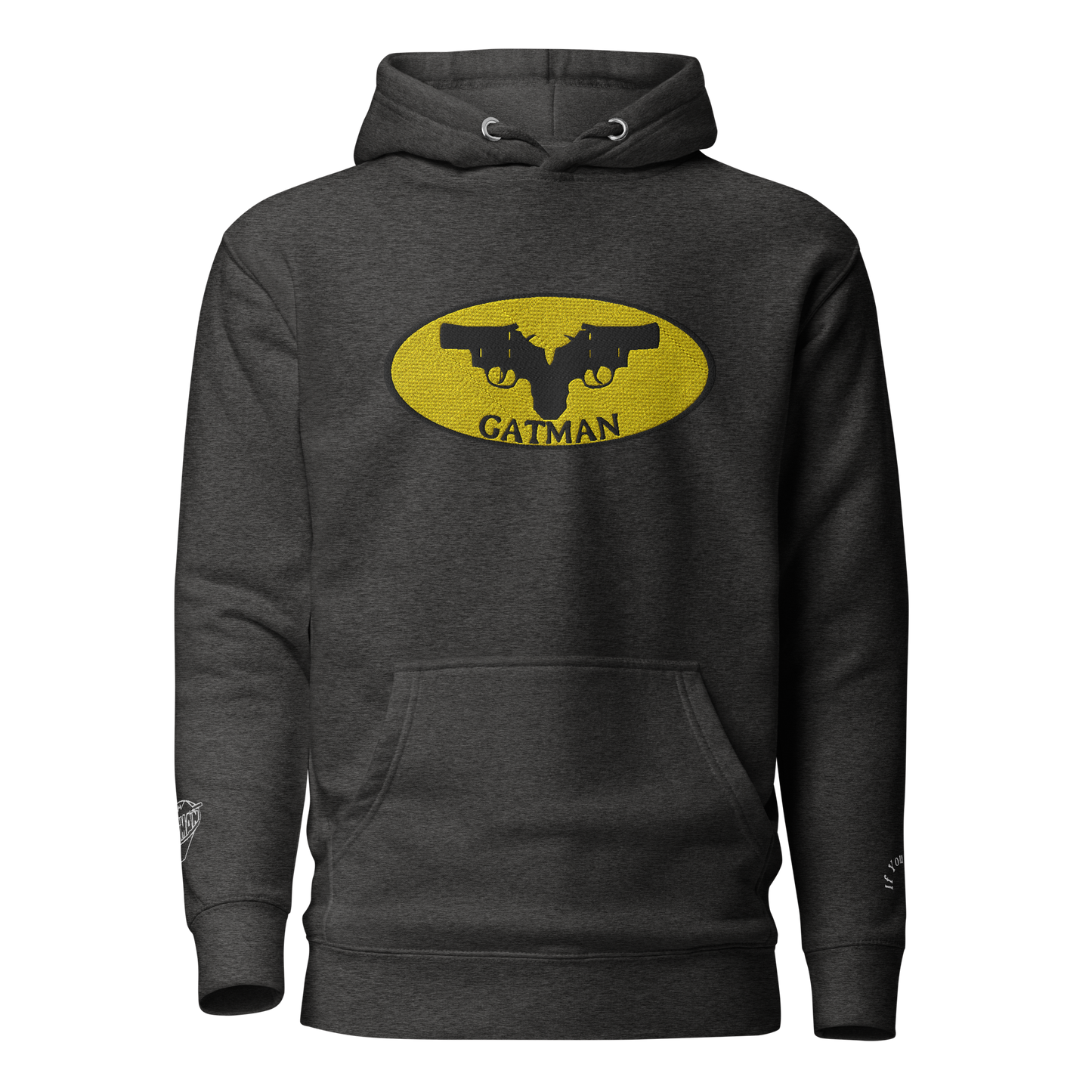 Iconic Gatman Logo Hoodie (Embroidered)