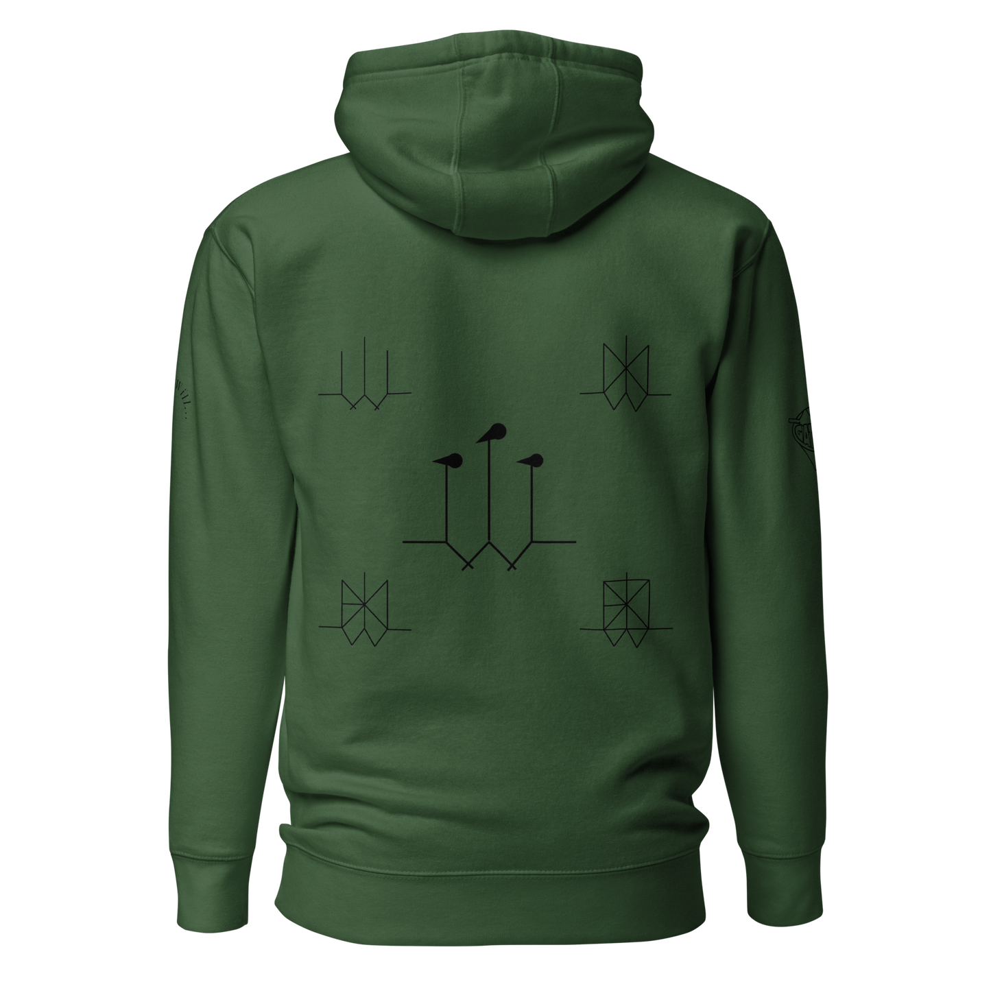 Iconic Gatman Logo Hoodie (Light) Print