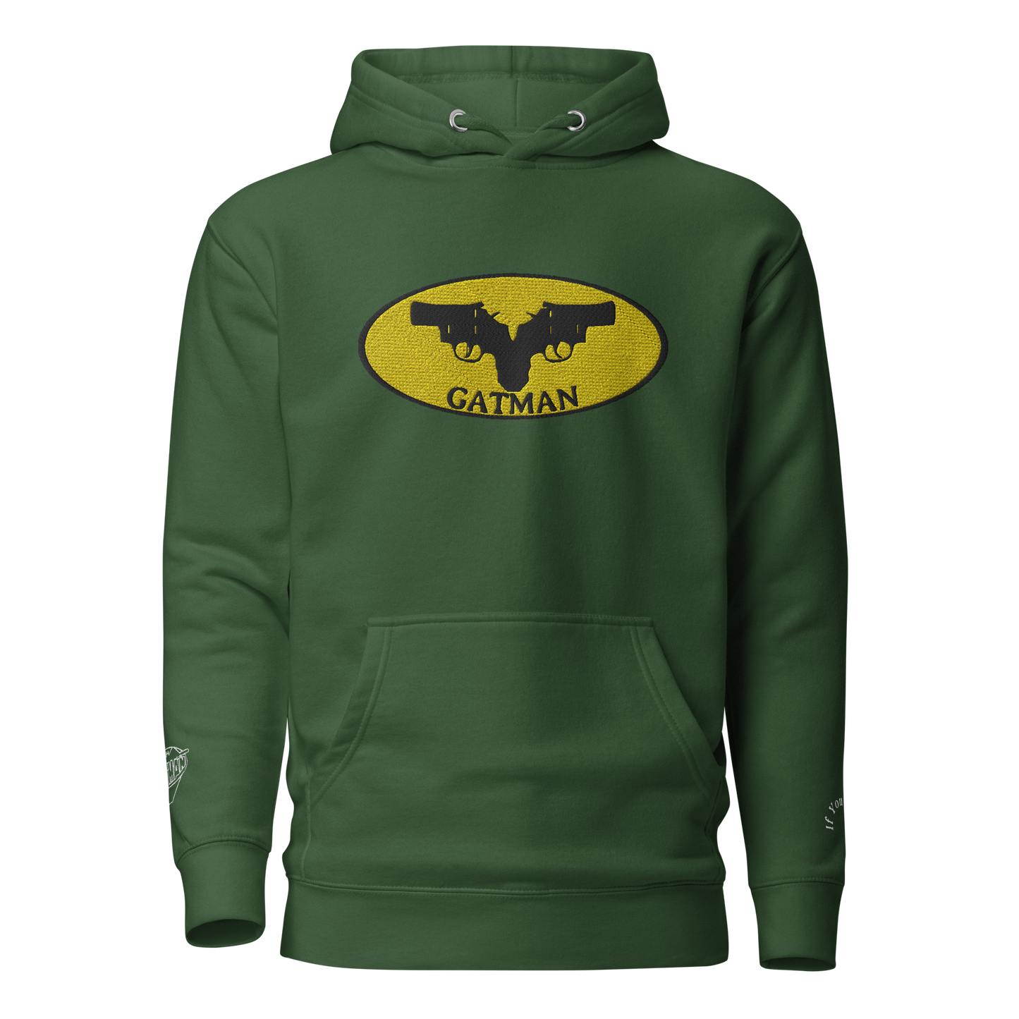 Iconic Gatman Logo Hoodie (Embroidered)