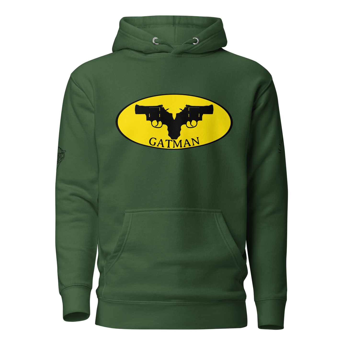 Iconic Gatman Logo Hoodie (Light) Print