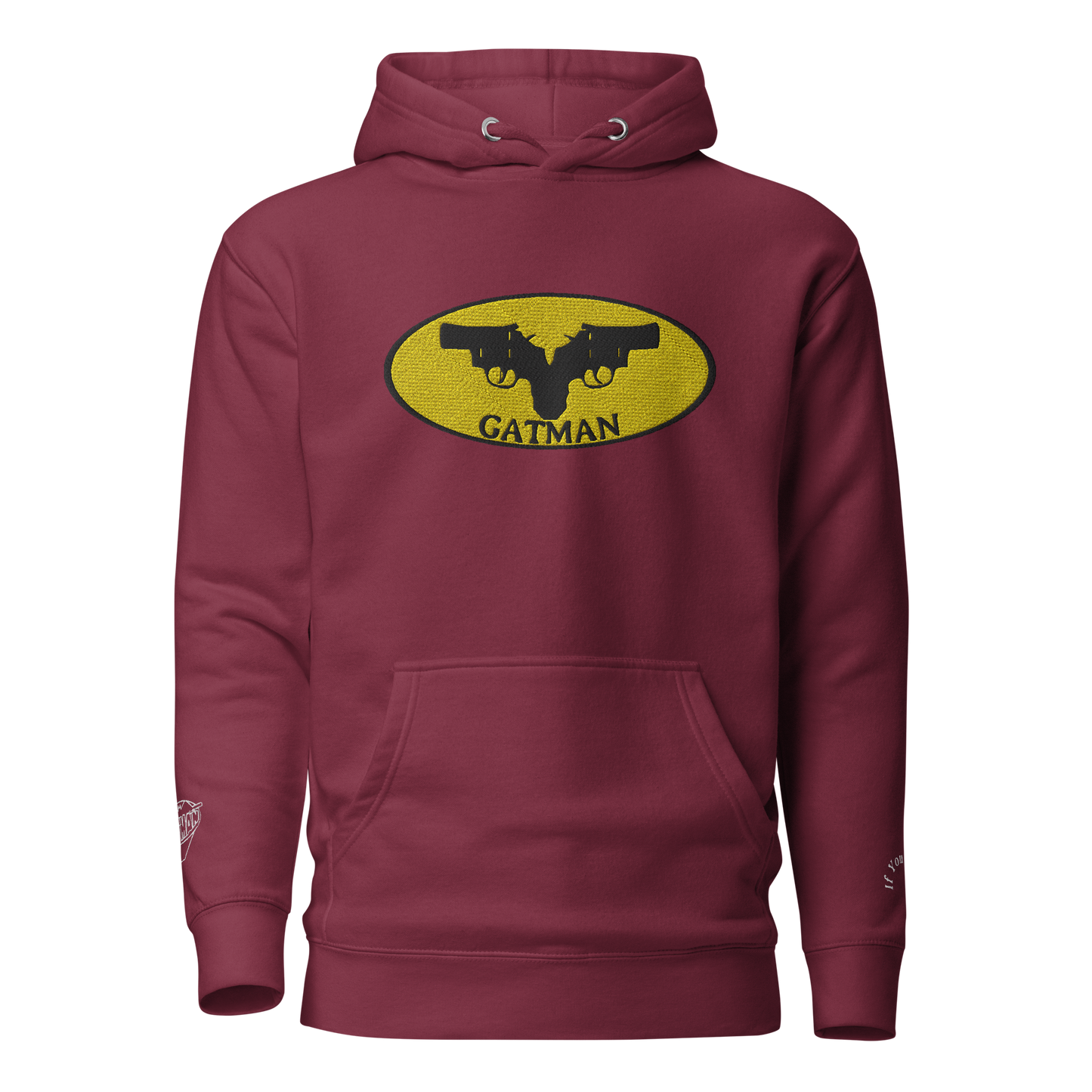 Iconic Gatman Logo Hoodie (Embroidered)