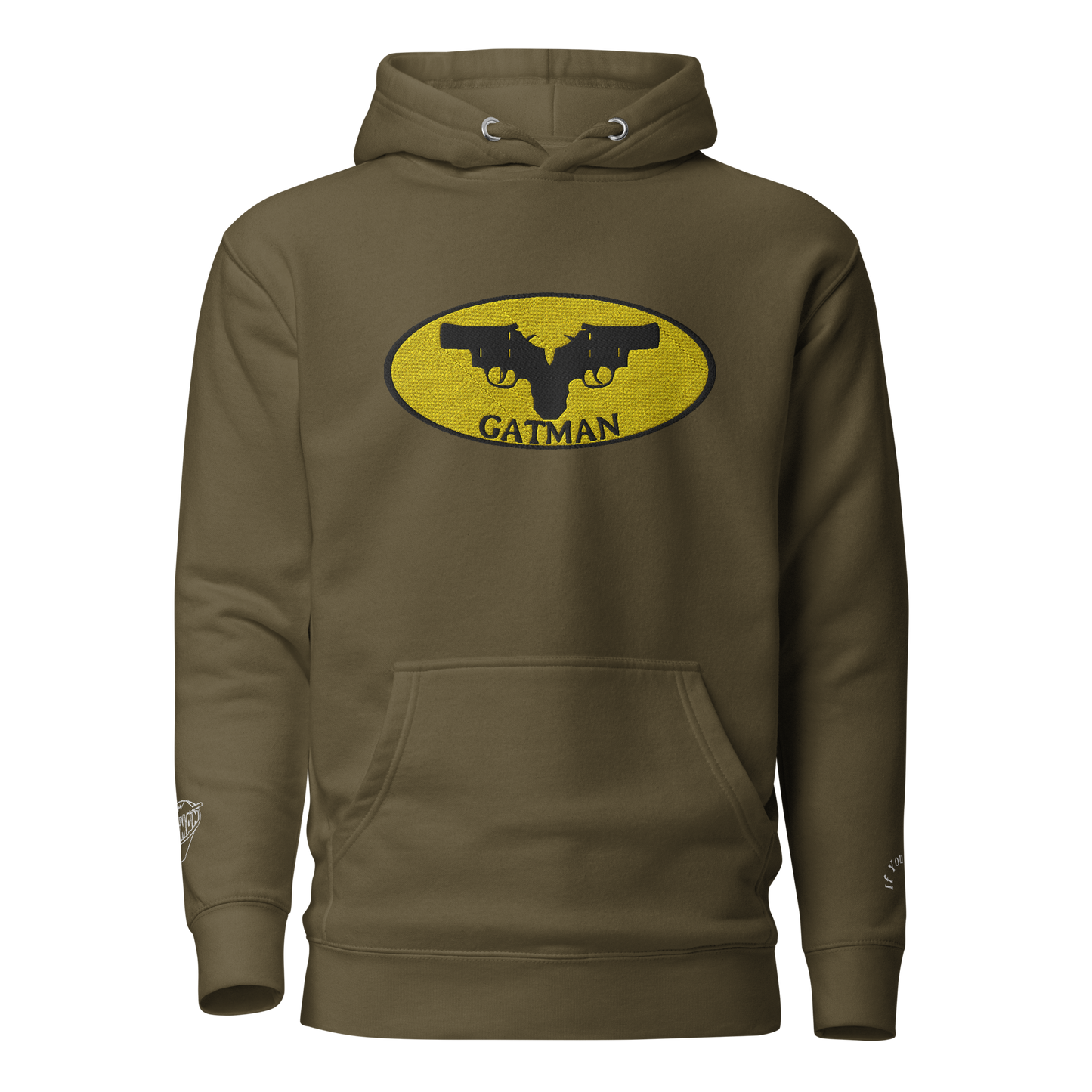 Iconic Gatman Logo Hoodie (Embroidered)