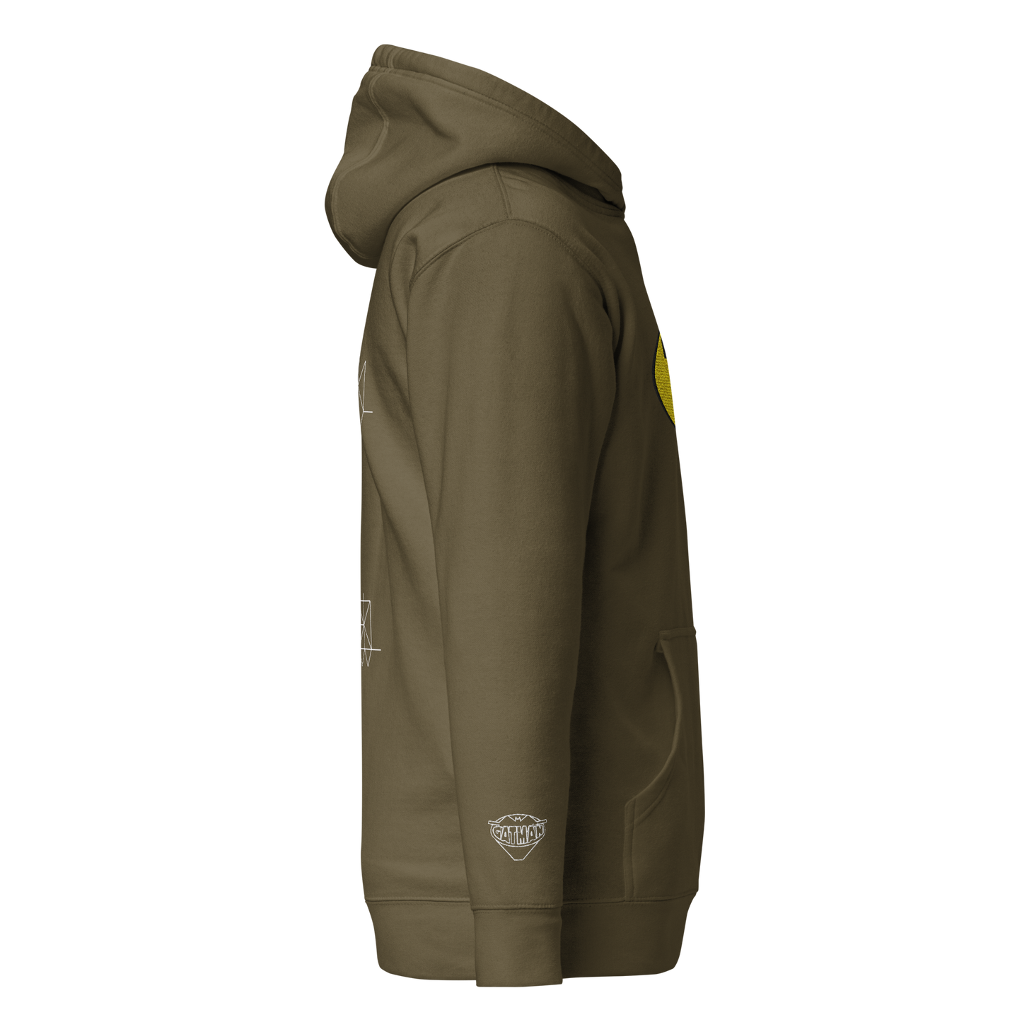 Iconic Gatman Logo Hoodie (Embroidered)