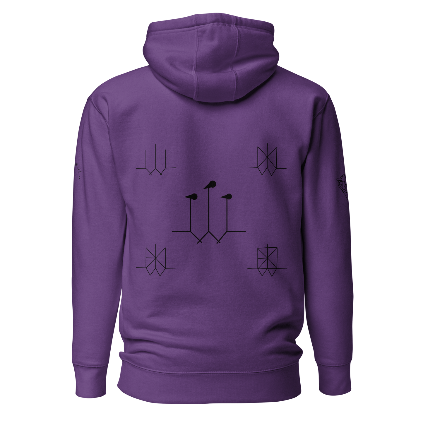 Iconic Gatman Logo Hoodie (Light) Print