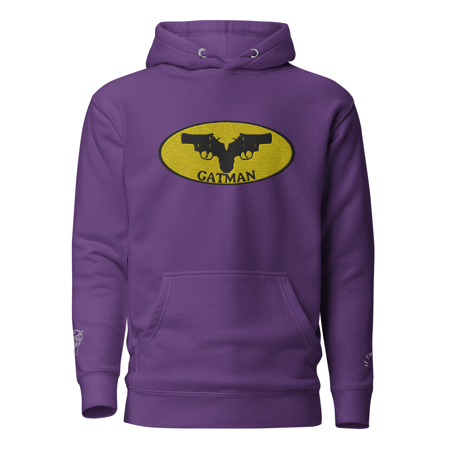 Iconic Gatman Logo Hoodie (Embroidered)