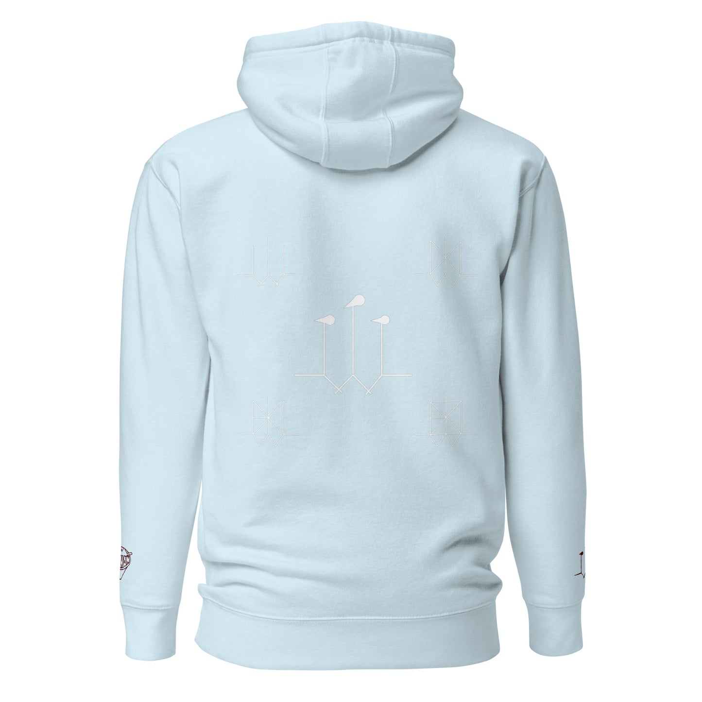 If You Will 360 Hoodie (Maroon Text/Maroon Accents)
