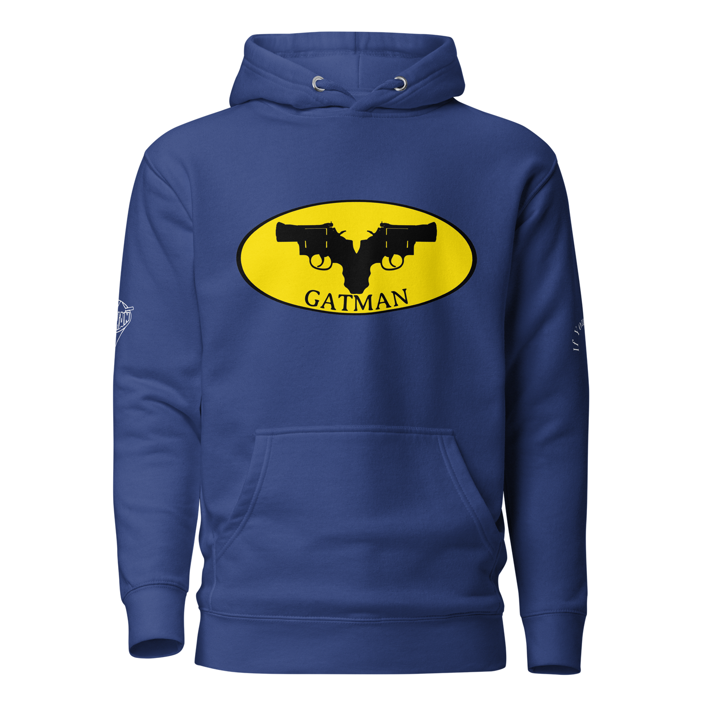 Iconic Gatman Logo Hoodie (Dark) Print