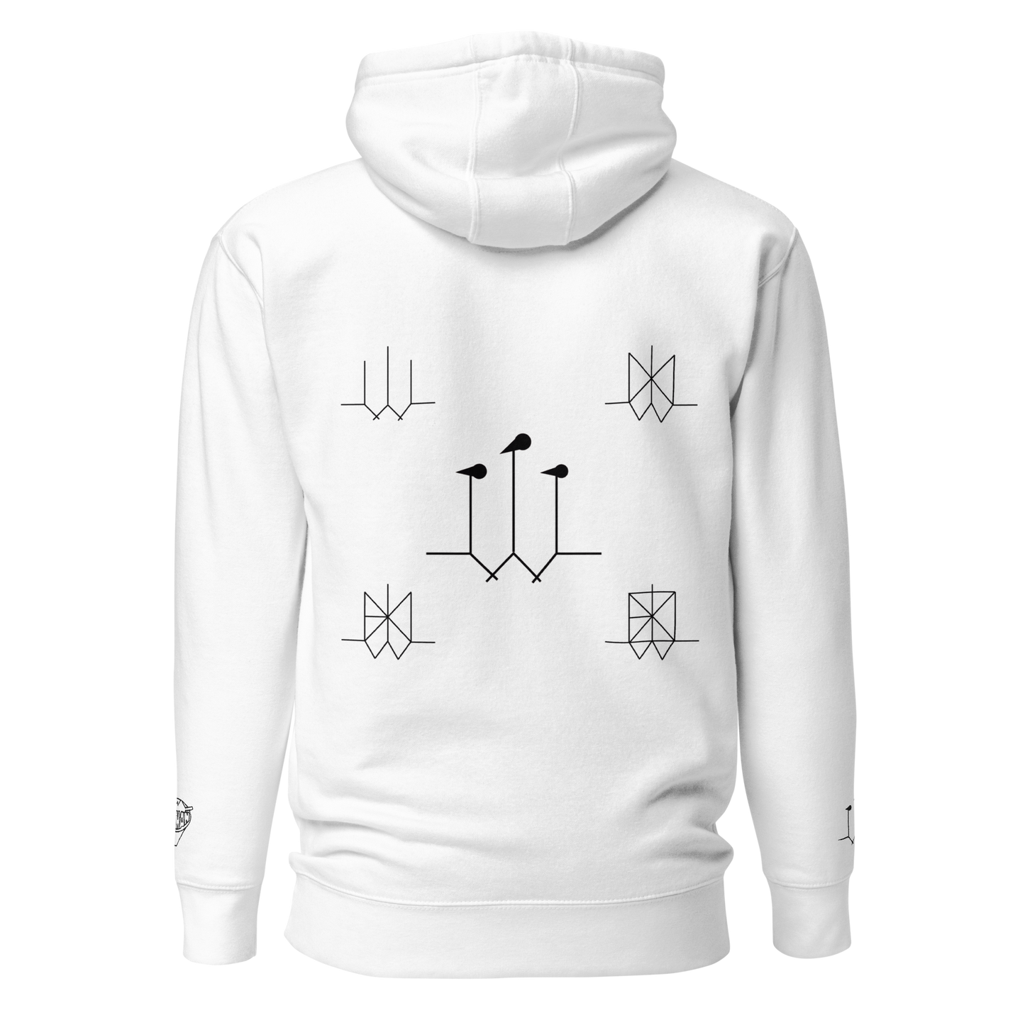 If You Will 360 Hoodie (Maroon Text w/ Black accents)