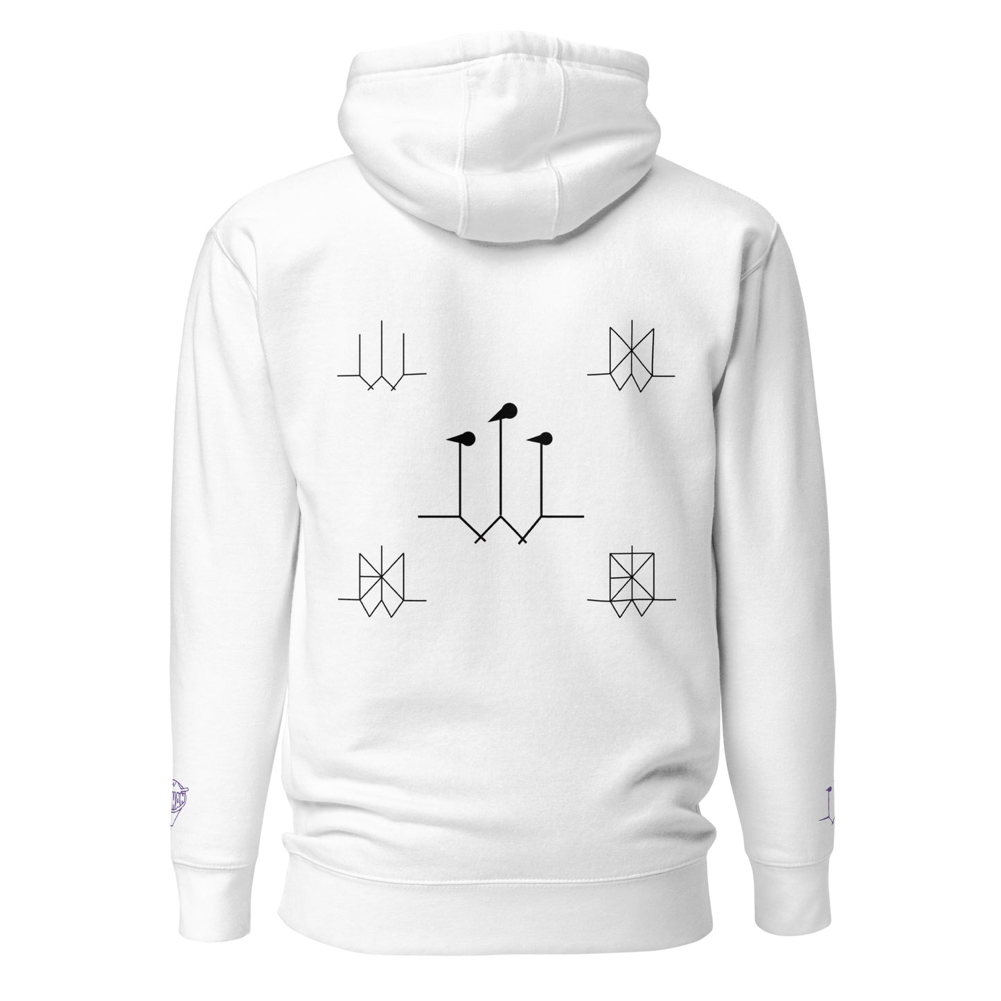 If You Will 360 Hoodie (Purple Text/Purple Accents)