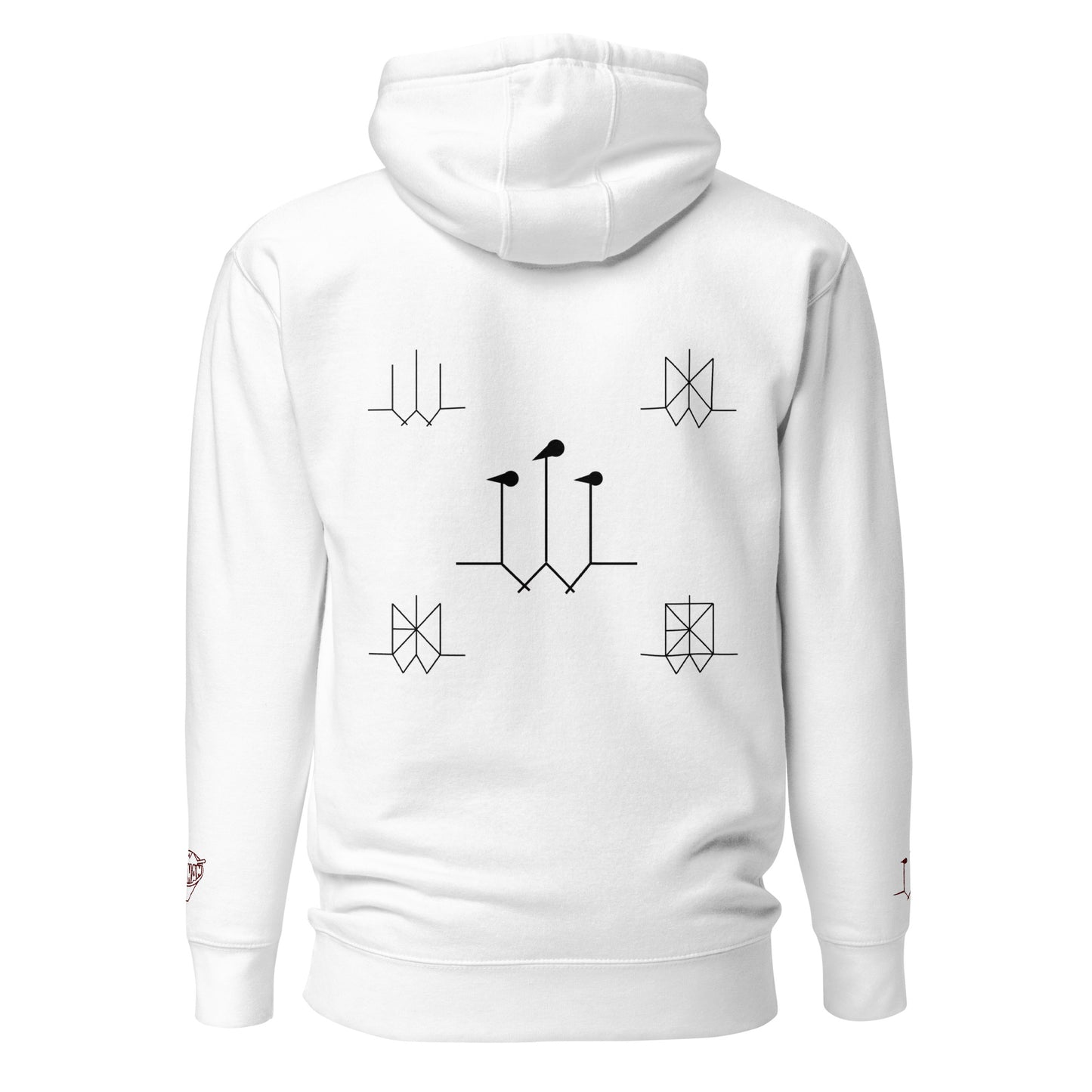 If You Will 360 Hoodie (Maroon Text/Maroon Accents)