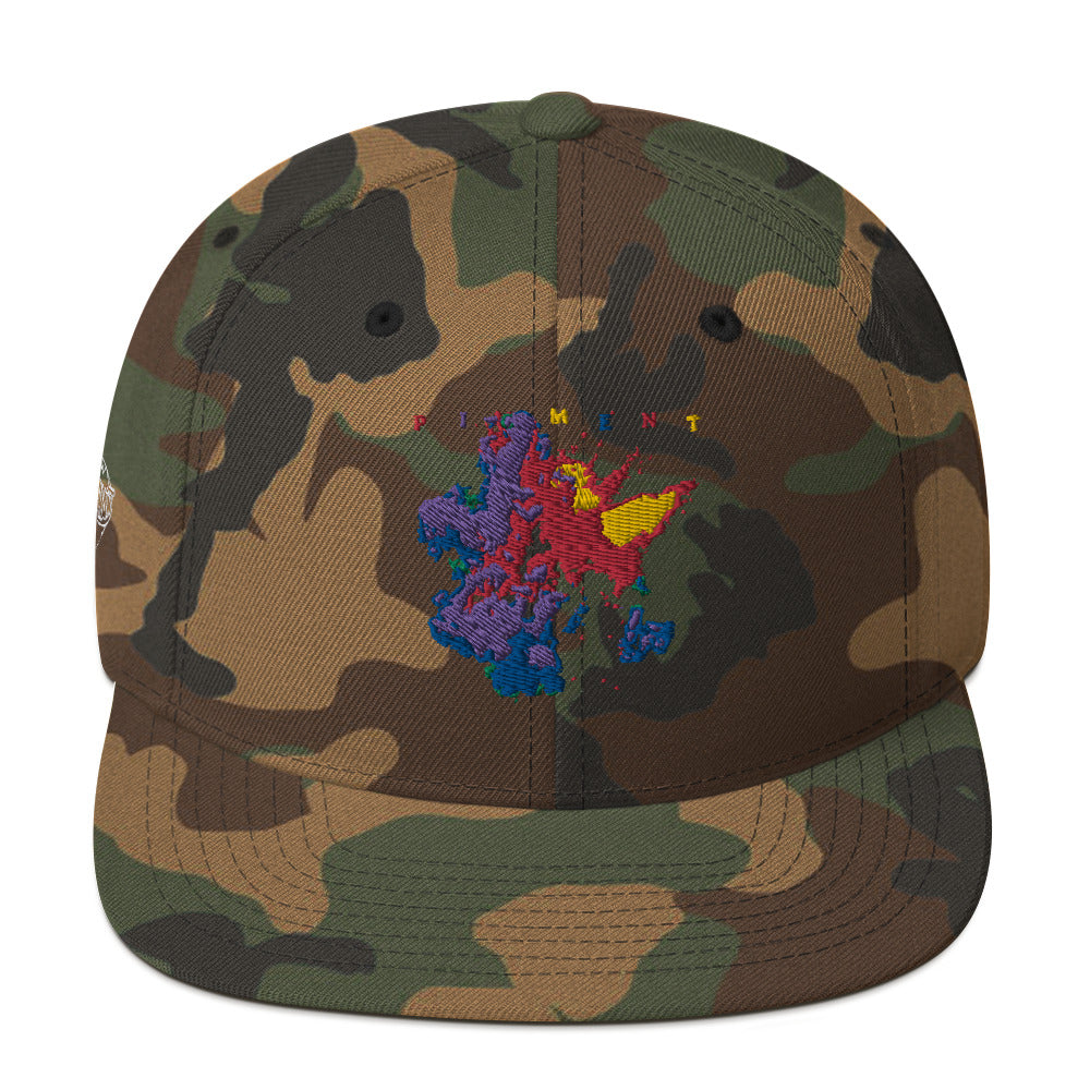 PIGMENT DS2 PURPLE EMBROIDERED HAT WITH GAT