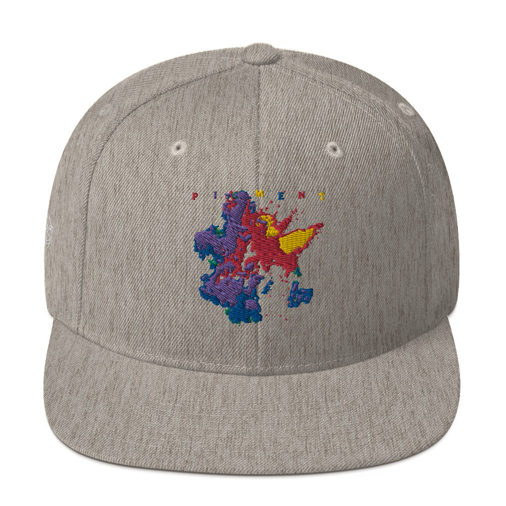 PIGMENT DS2 PURPLE EMBROIDERED HAT WITH GAT