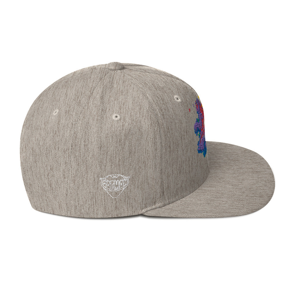 PIGMENT DS2 PURPLE EMBROIDERED HAT WITH GAT