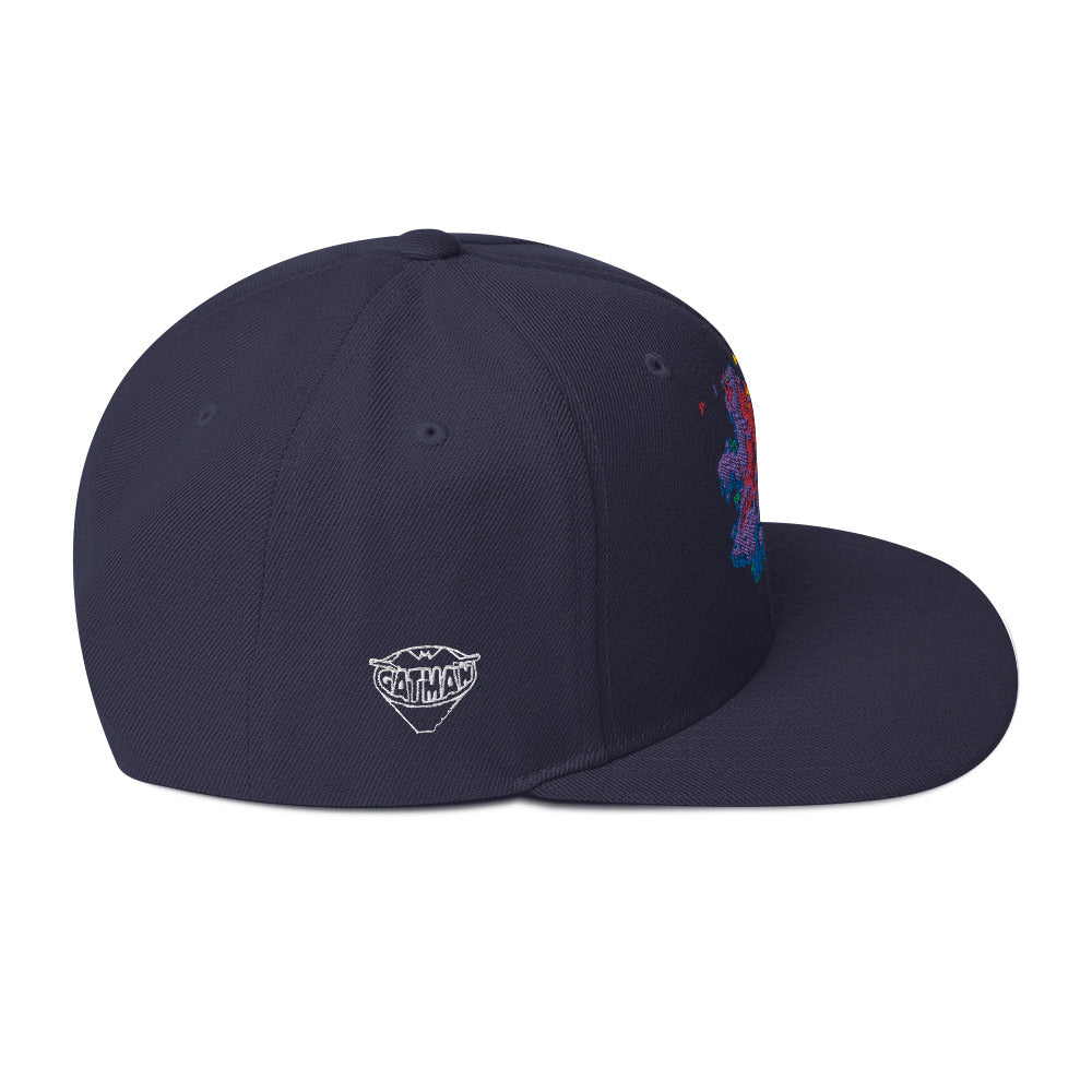 PIGMENT DS2 PURPLE EMBROIDERED HAT WITH GAT