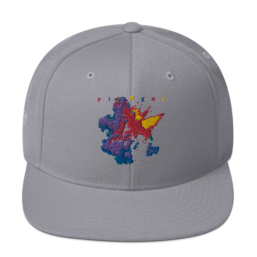 PIGMENT DS2 PURPLE EMBROIDERED HAT WITH GAT