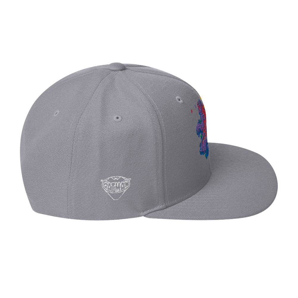 PIGMENT DS2 PURPLE EMBROIDERED HAT WITH GAT