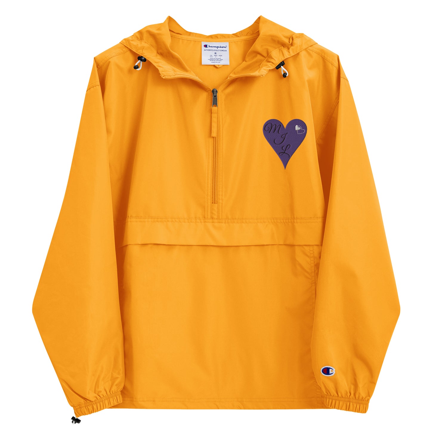 MOVE IN LOVE Embroidered Champion Packable Jacket