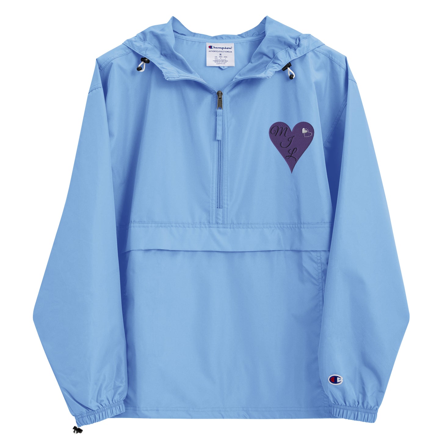 MOVE IN LOVE Embroidered Champion Packable Jacket