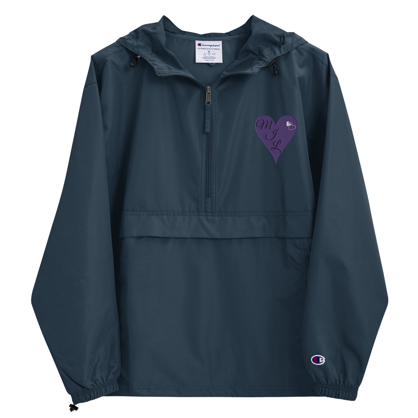 MOVE IN LOVE Embroidered Champion Packable Jacket