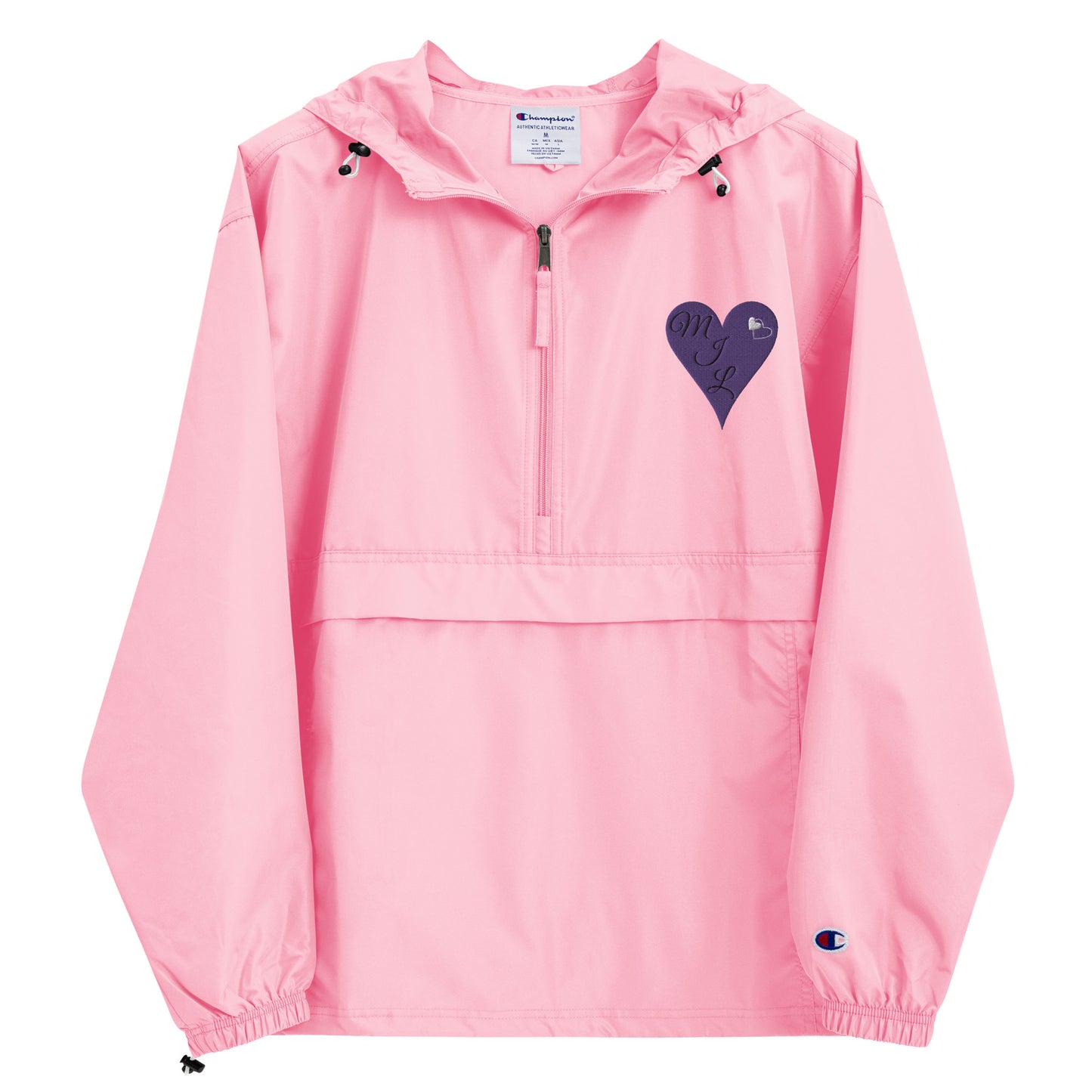 MOVE IN LOVE Embroidered Champion Packable Jacket