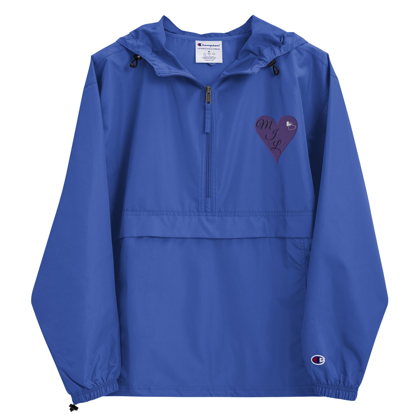 MOVE IN LOVE Embroidered Champion Packable Jacket