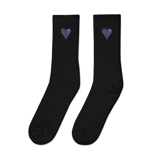 MOVE IN LOVE Embroidered socks