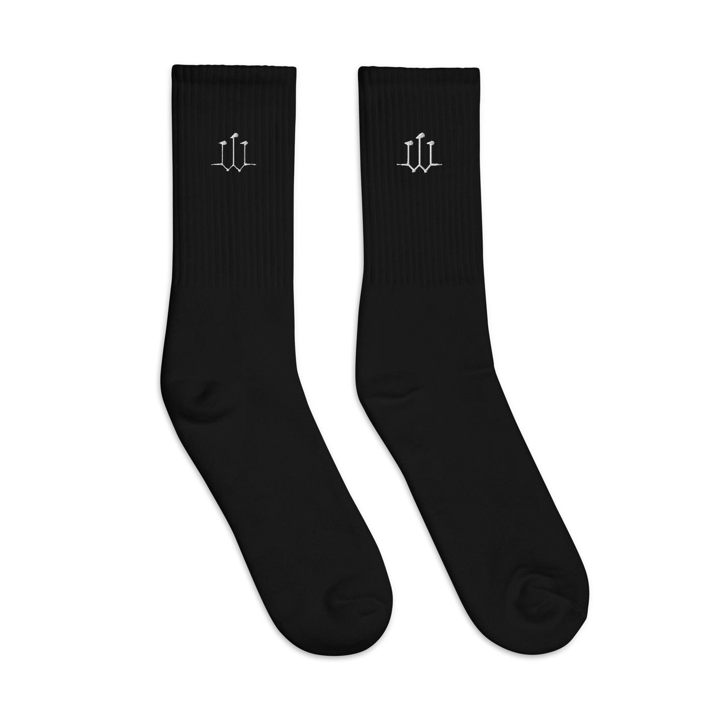 W-Mic Logo Embroidered socks