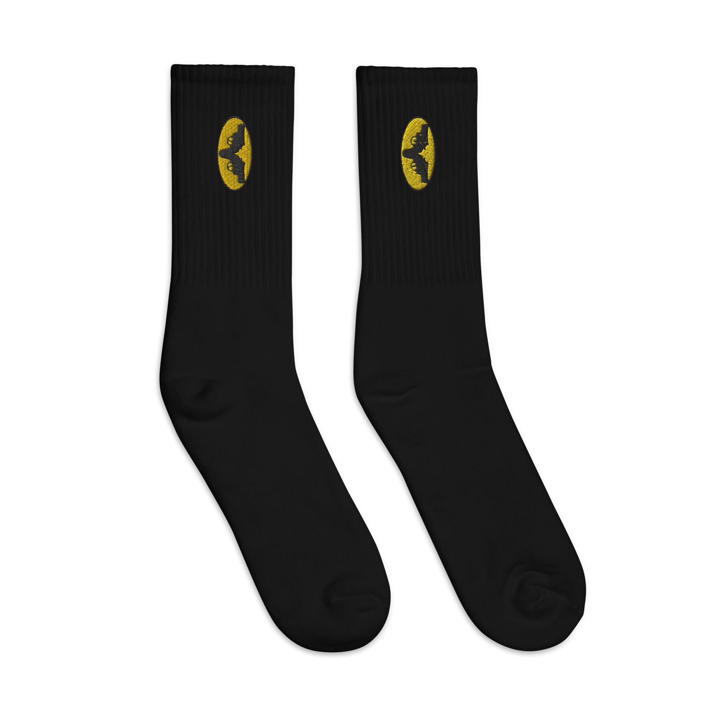 The Iconic Gatman Logo Embroidered Socks