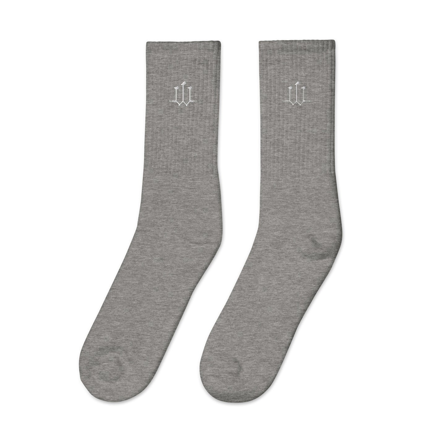 W-Mic Logo Embroidered socks