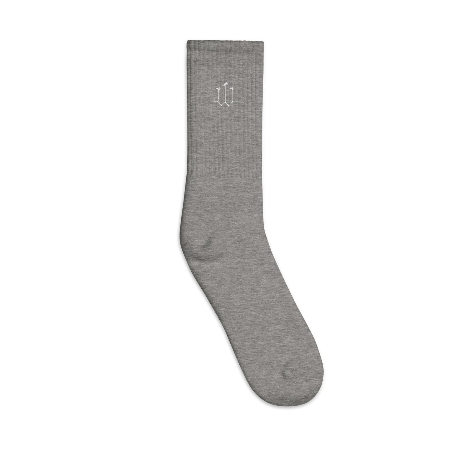 W-Mic Logo Embroidered socks