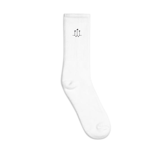 W-Mic Embroidered socks