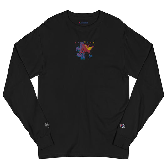 PIGMENT DS2 CHAMPION EMBROIDERED LONG SLEEVE (White Accents)