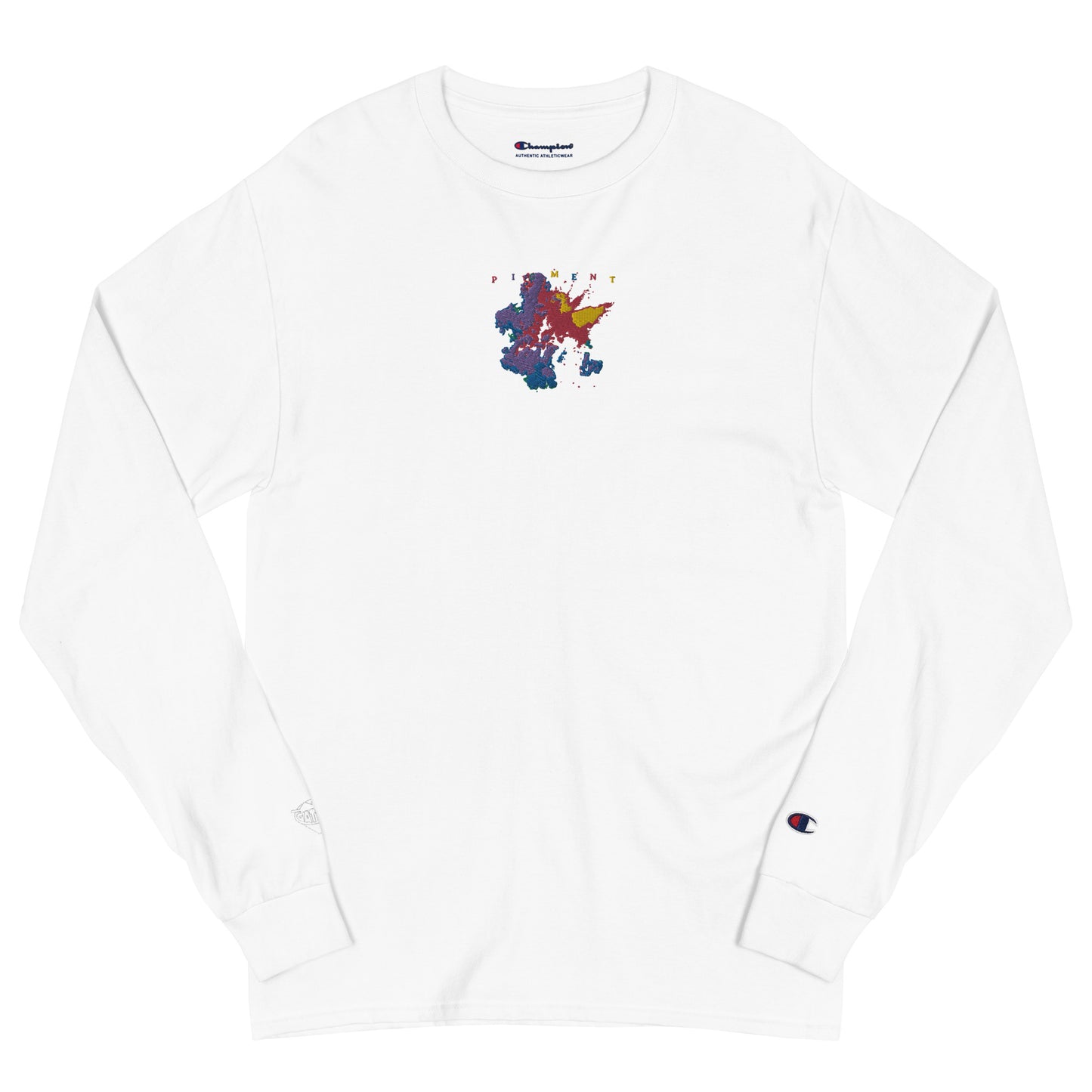 PIGMENT DS2 CHAMPION EMBROIDERED LONG SLEEVE (White Accents)