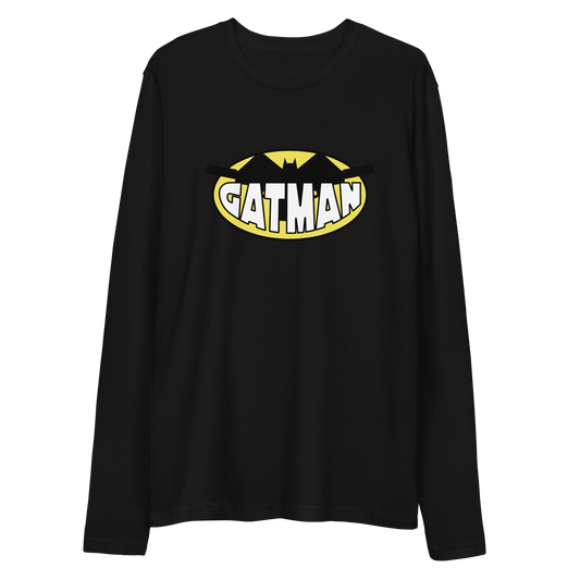 Gatman Logo Long Sleeve Fitted Crew