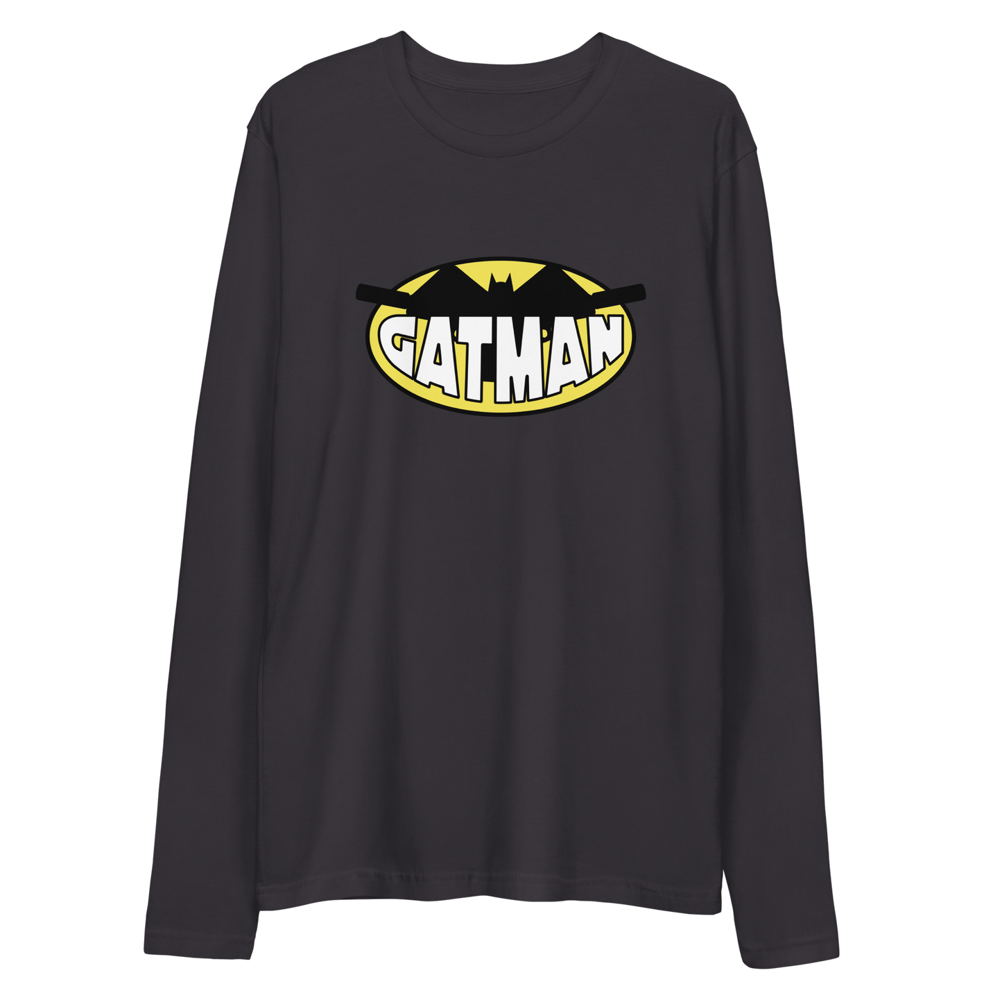 Gatman Logo Long Sleeve Fitted Crew