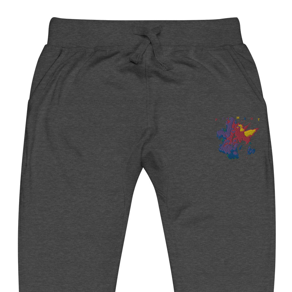 PIGMENT DS2 PURPLE EMBROIDERED SWEATPANTS