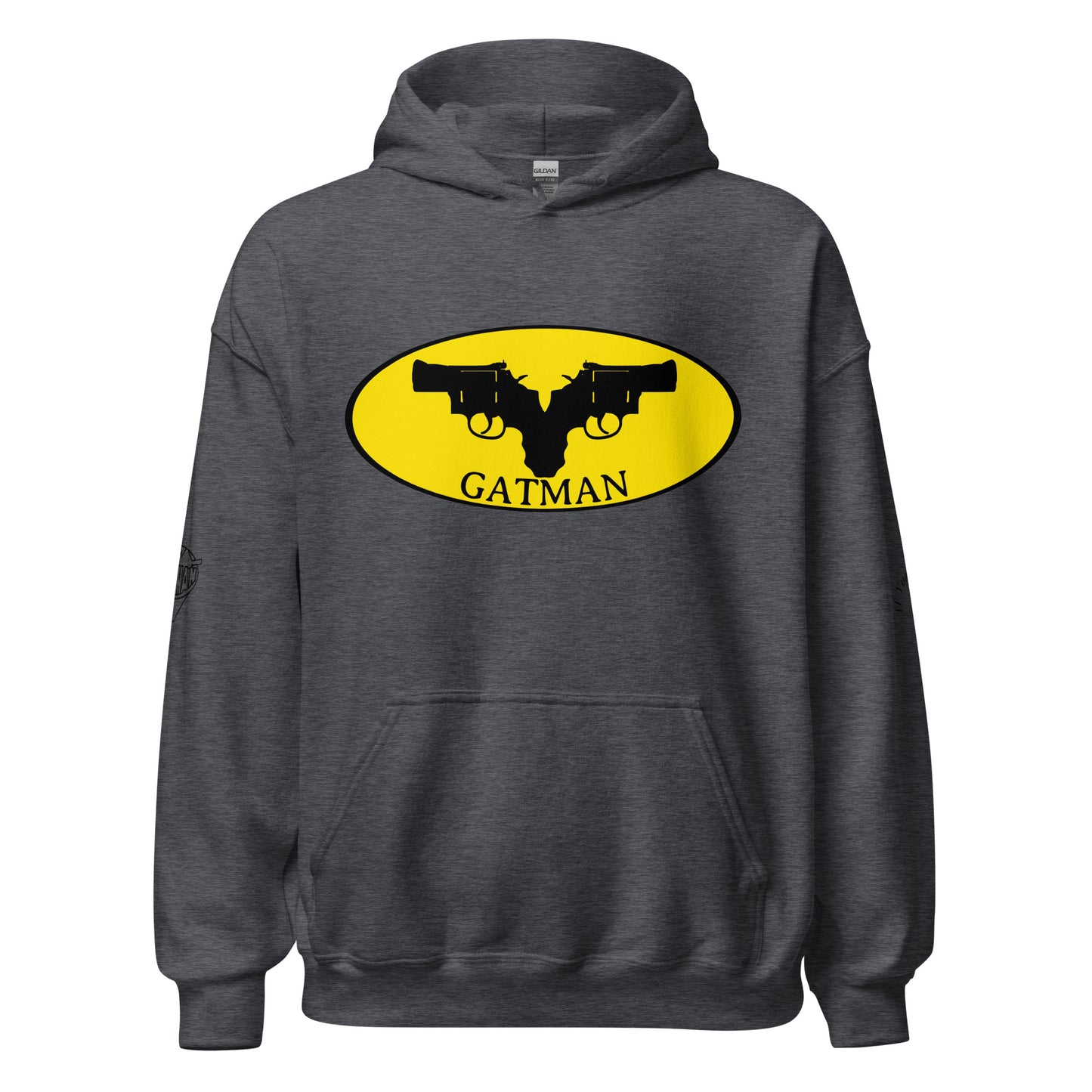 Iconic Gatman Logo Hoodie (Light) Gildan Print