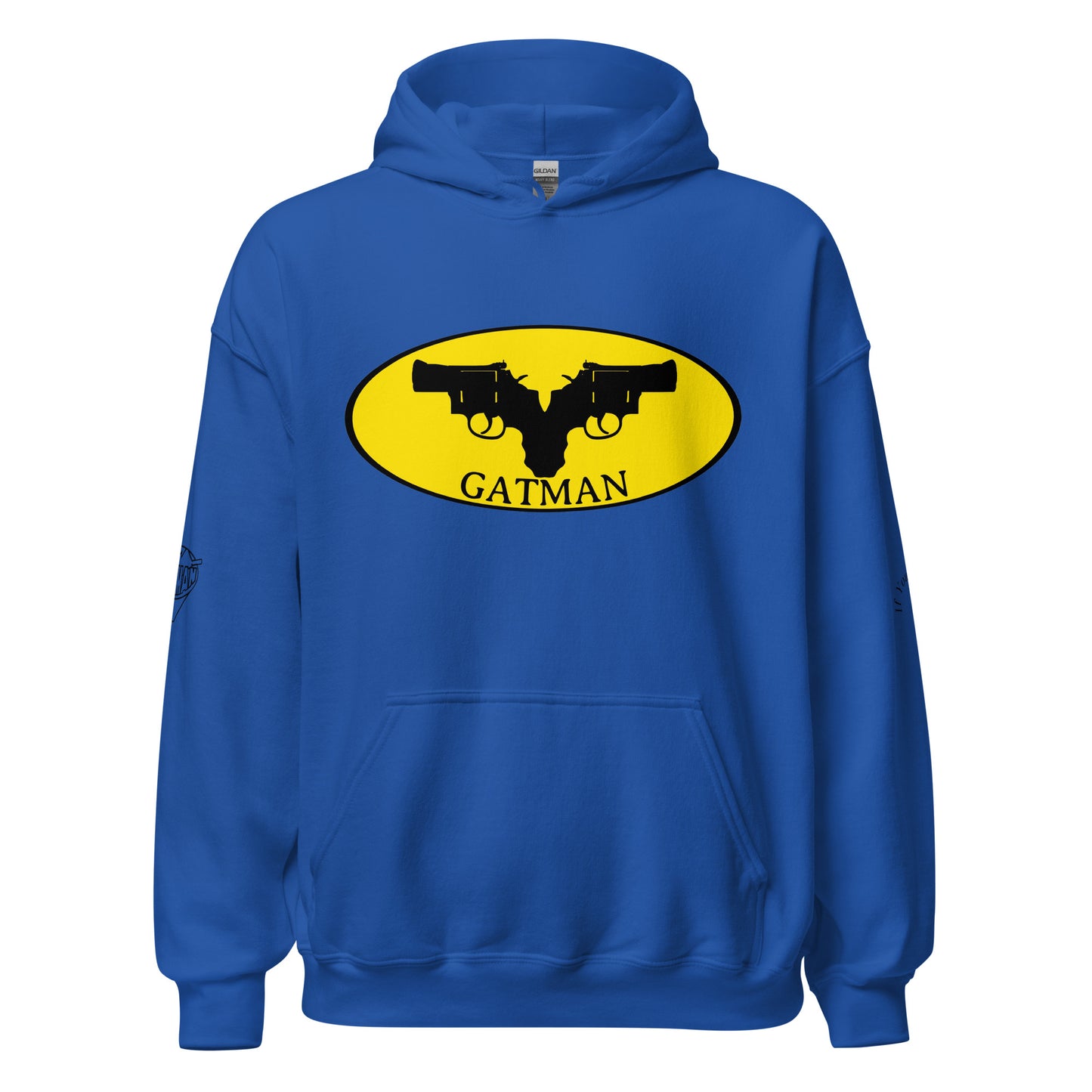 Iconic Gatman Logo Hoodie (Light) Gildan Print