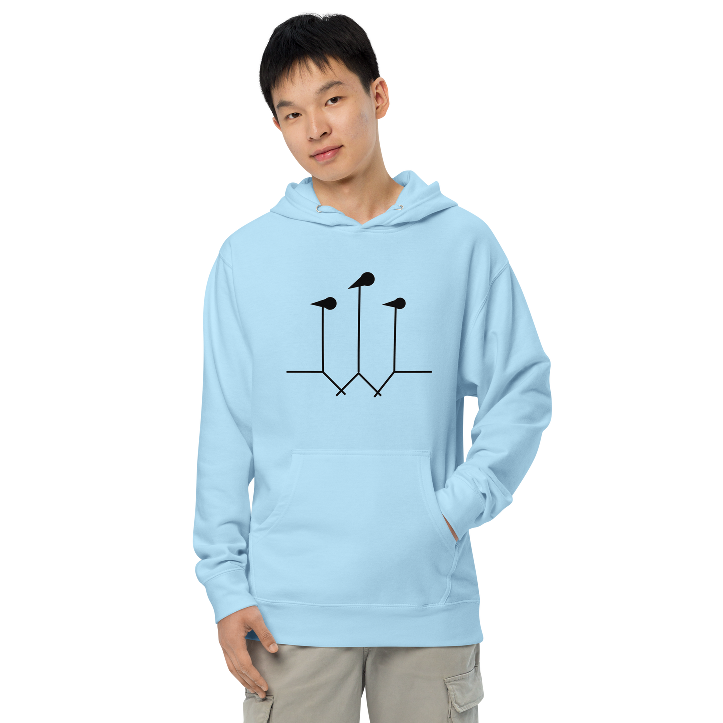 W-Mic Logo Unisex midweight hoodie