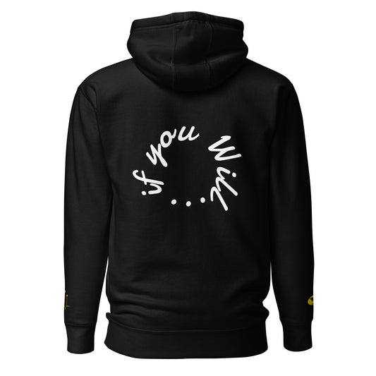 GatSignal Embroidered Hoodie (Yellow Accents/If You Will design on back)