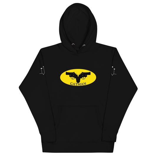 Gatman Logo Unisex Hoodie With W-Mic Sleeves