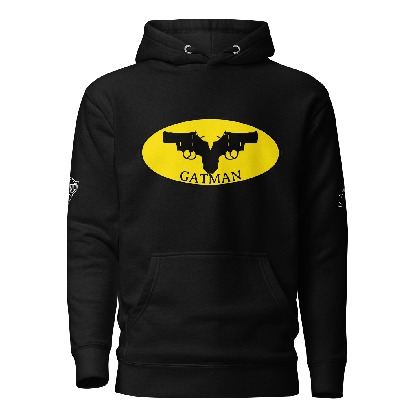 Iconic Gatman Logo Hoodie (Dark) Print