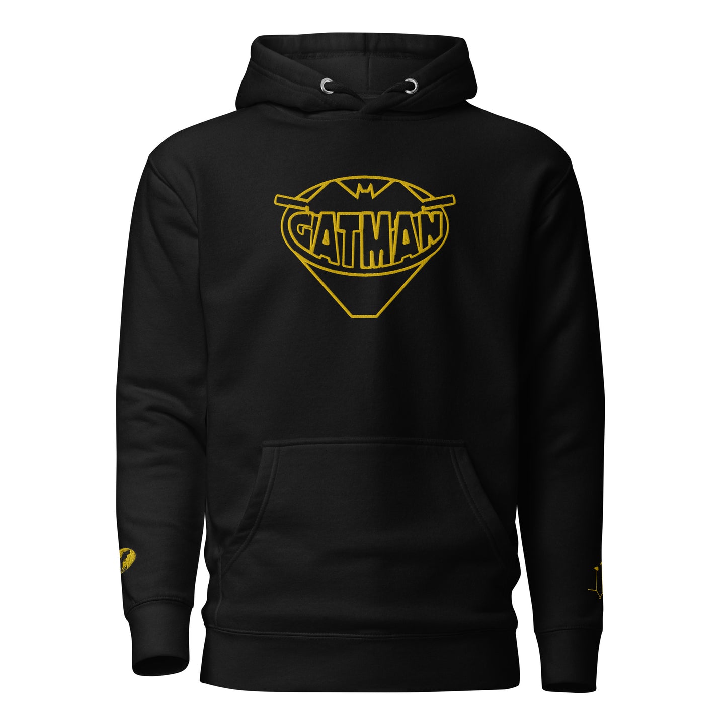 GatSignal Embroidered Hoodie (Yellow Accents/If You Will design on back)