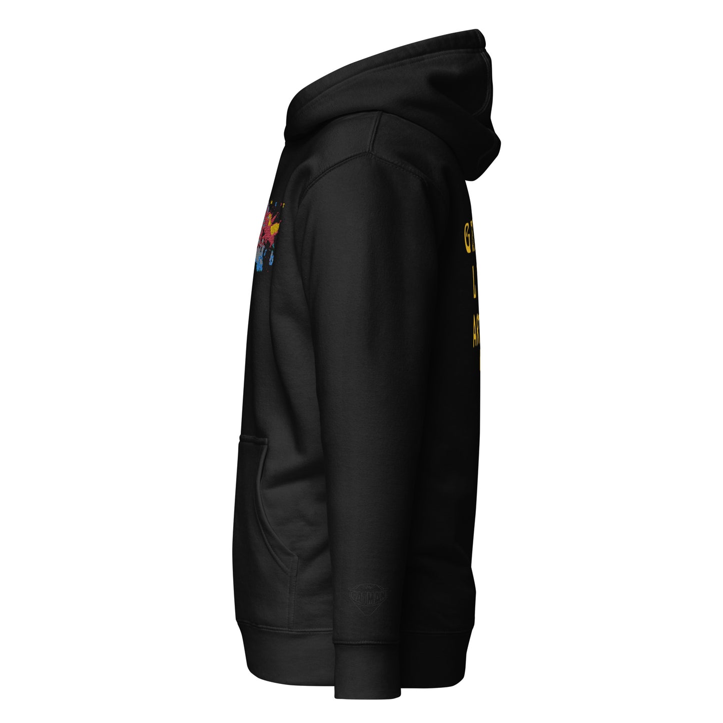 PIGMENT EMBROIDERED POCKET HOODIE (Black Accents)