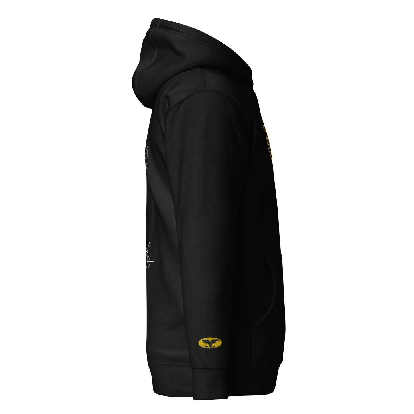 GatSignal Embroidered Hoodie (Yellow Accents)