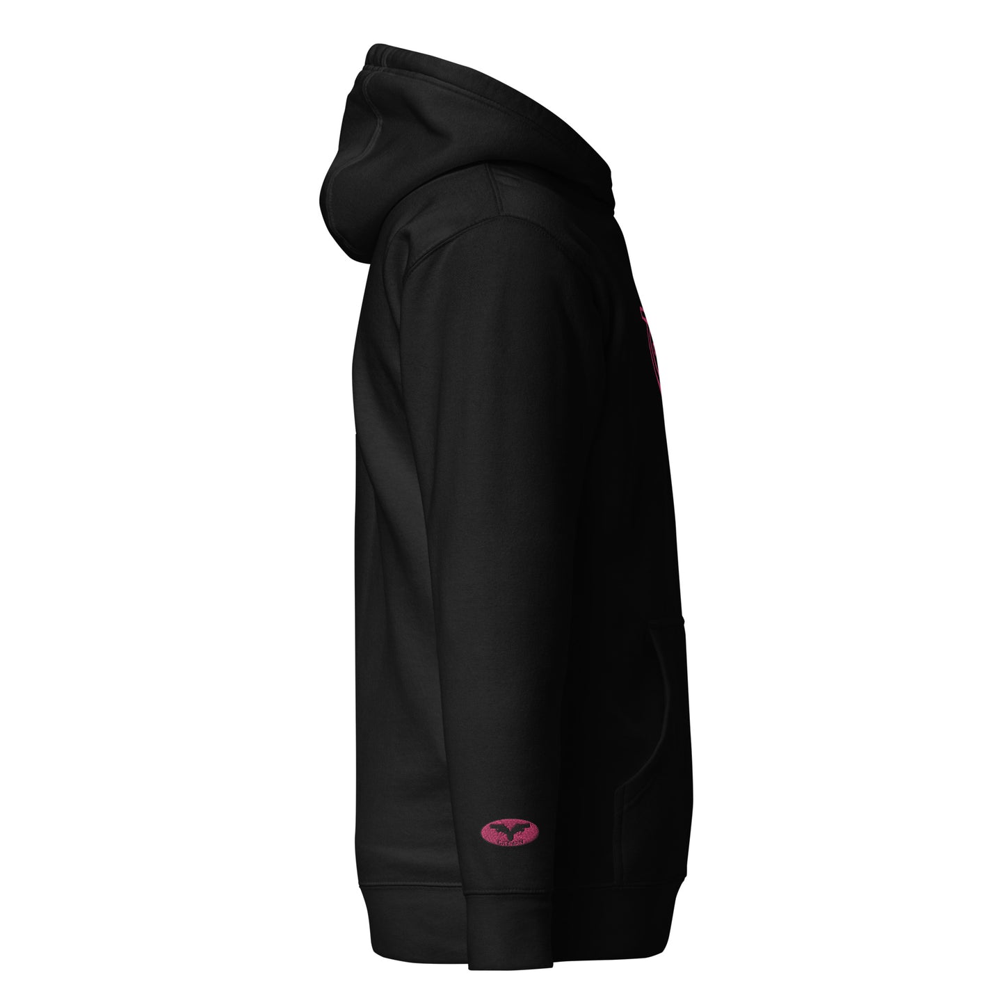 GatSignal Embroidered Hoodie (Barbie Pink Accents/If You Will design on back)